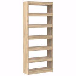 vidaXL Libreria rovere sonoma 80 x 30 x 198 cm Legno multistrato - Vista aggiuntiva 2