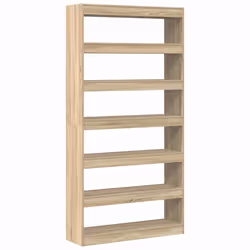vidaXL Armadio per Libri Marrone Legno multistrato - Vista aggiuntiva 2
