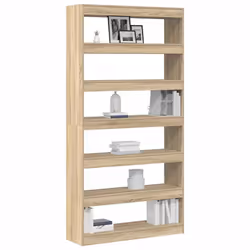 vidaXL Armadio per Libri Marrone Legno multistrato - Vista aggiuntiva 3