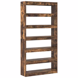vidaXL Armadio per Libri Marrone Legno multistrato - Vista aggiuntiva 2