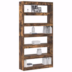 vidaXL Armadio per Libri Marrone Legno multistrato - Vista aggiuntiva 3
