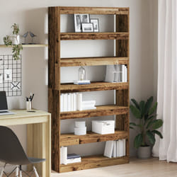 Libreria Legno invecchiato Legno ingegnerizzato 100 x 30 x 198 cm - Vidaxl