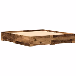 vidaXL Telaio del letto con cassetti Legno vecchio 180 x 200 cm - Vista aggiuntiva 2