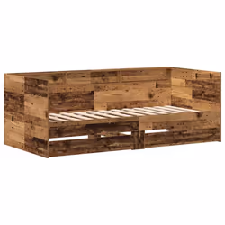 vidaXL Struttura di daybed con cassetti Legno vecchio 90 x 200 cm - Vista aggiuntiva 2