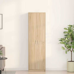 vidaXL Guardaroba rovere sonoma 55 x 25 x 189 cm Legno multistrato