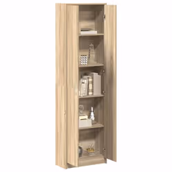 vidaXL Guardaroba rovere sonoma 55 x 25 x 189 cm Legno multistrato - Vista aggiuntiva 3