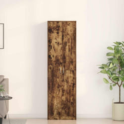 vidaXL Guardaroba Rovere fumo 55 x 25 x 189 cm Legno multistrato