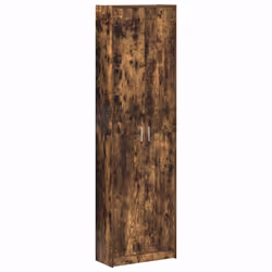 vidaXL Guardaroba Rovere fumo 55 x 25 x 189 cm Legno multistrato - Vista aggiuntiva 2