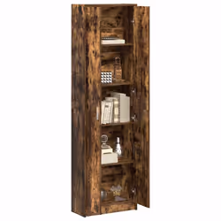vidaXL Guardaroba Rovere fumo 55 x 25 x 189 cm Legno multistrato - Vista aggiuntiva 3