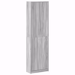 vidaXL Guardaroba Grigio sonoma 55 x 25 x 189 cm Legno multistrato - Vista aggiuntiva 2