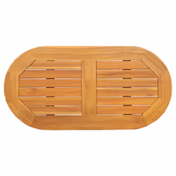 vidaXL Piano del tavolo Marrone 80 x 40 x 2 cm - Vista aggiuntiva 2