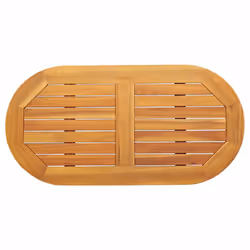 vidaXL Piano del tavolo Marrone 90 x 45 x 2 cm - Vista aggiuntiva 2