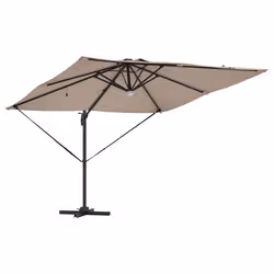 VidaXL 42003354 ombrellone da cortile Grigio talpa - Vista aggiuntiva 4