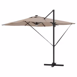 VidaXL 42003354 ombrellone da cortile Grigio talpa - Vista aggiuntiva 7