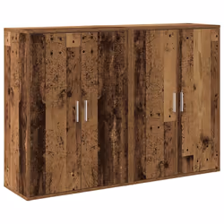 vidaXL Credenza Legno vecchio 60 x 31 x 84 cm Legno multistrato - Vista aggiuntiva 2