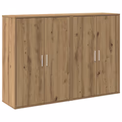 vidaXL Credenza rovere artigianale 60 x 31 x 84 cm Legno multistrato - Vista aggiuntiva 2