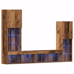 vidaXL Mobile TV Legno vecchio 40.5 x 30 x 102 cm Legno multistrato - Vista aggiuntiva 2