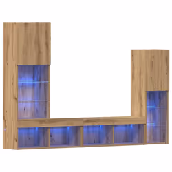vidaXL Mobile TV rovere artigianale 40.5 x 30 x 102 cm - Vista aggiuntiva 2