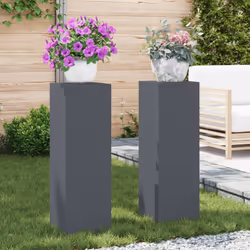 Questo set di supporti per piante da esterno vidaXL unisce funzionalità moderna a un design elegante per migliorare lo stile  ...
