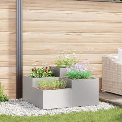 Vidaxl - Fioriera da Giardino 100x100x48 cm Acciaio Inossidabile