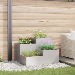 Vidaxl - Fioriera da Giardino 100x100x60 cm in Acciaio Inossidabile