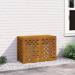 Copertura per Condizionatore d'Aria 90x40x60 cm Acciaio Resistente alle Intemperie Vidaxl