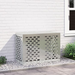 vidaXL Copertura per condizionatore 100x50x70 cm Acciaio zincato
