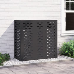 Vidaxl - Copertura Condizionatore - Nero, 110 x 50 x 105 cm
