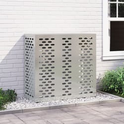 Copertura per Condizionatore d'Aria 110x50x105 cm Acciaio Zincato Vidaxl