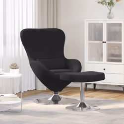Questa poltrona con poggiapiedi è comoda e ha uno stile moderno, rendendola una scelta fantastica per il tuo soggiorno o ango ...
