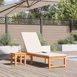 vidaXL Lettino da sole 1-persona Marrone 53 x 202 x 89cm - Vista aggiuntiva 3