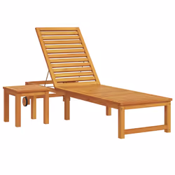 vidaXL Lettino da sole 1-persona Marrone 53 x 202 x 89cm - Vista aggiuntiva 2