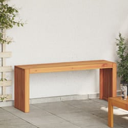 vidaXL Panchina da giardino Design slatted 110x30x45 cm Legno massello di acacia
