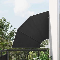 vidaXL Schermo di Privacy per Balcone Antracite 115 x 115 cm Tessuto