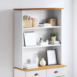 vidaXL Gabbia ASKIM Bianco 91 x 30 x 104 cm Legno di pino massello