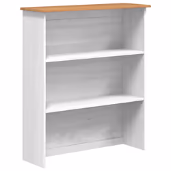 vidaXL Gabbia ASKIM Bianco 91 x 30 x 104 cm Legno di pino massello - Vista aggiuntiva 2