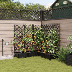 Vidaxl - Pianterini da Giardino con Sistema di Irrigazione 5 pz Nero