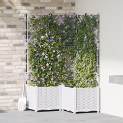 Questa fioriera da giardino con traliccio è un accessorio fantastico per chi ama il giardinaggio, sia dentro che fuori. Reali ...