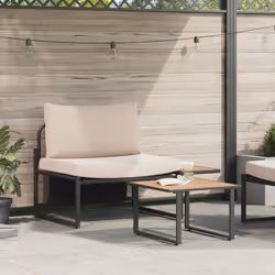 Questo set divano da giardino unisce stile moderno e comfort, dando un tocco speciale a qualsiasi spazio esterno. I colori to ...