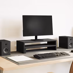 Arricchite il vostro spazio di lavoro con questo pratico supporto per monitor, per una visione più confortevole e con stile. ...