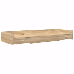 vidaXL Struttura letto con contenitore Rovere Sonoma 80 x 200 cm - Vista aggiuntiva 2