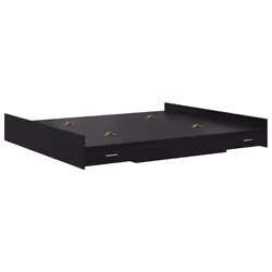 vidaXL Struttura letto con contenitore Rovere nero 180 x 200 cm - Vista aggiuntiva 2