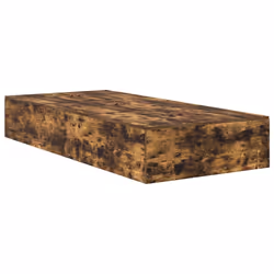 vidaXL Struttura del letto Rovere fumo 90 x 200 cm Legno multistrato - Vista aggiuntiva 2