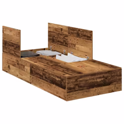 vidaXL Struttura del letto Legno vecchio 100 x 200 cm - Vista aggiuntiva 3