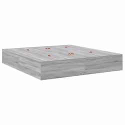 vidaXL Struttura del letto Grigio sonoma 200 x 200 cm - Vista aggiuntiva 2
