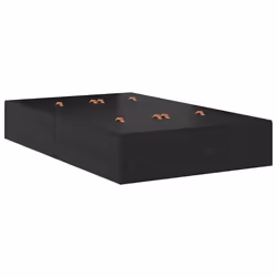 vidaXL Struttura del letto Rovere nero 120 x 200 cm Legno multistrato - Vista aggiuntiva 2