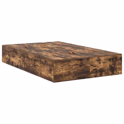 vidaXL Struttura del letto Rovere fumo 120 x 200 cm Legno multistrato - Vista aggiuntiva 2