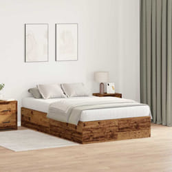 vidaXL Struttura del letto Legno vecchio 120 x 200 cm