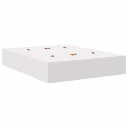 vidaXL Struttura del letto Bianco 140 x 200 cm Legno multistrato - Vista aggiuntiva 2