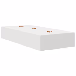 vidaXL Struttura del letto Bianco 90 x 190 cm Legno multistrato - Vista aggiuntiva 2